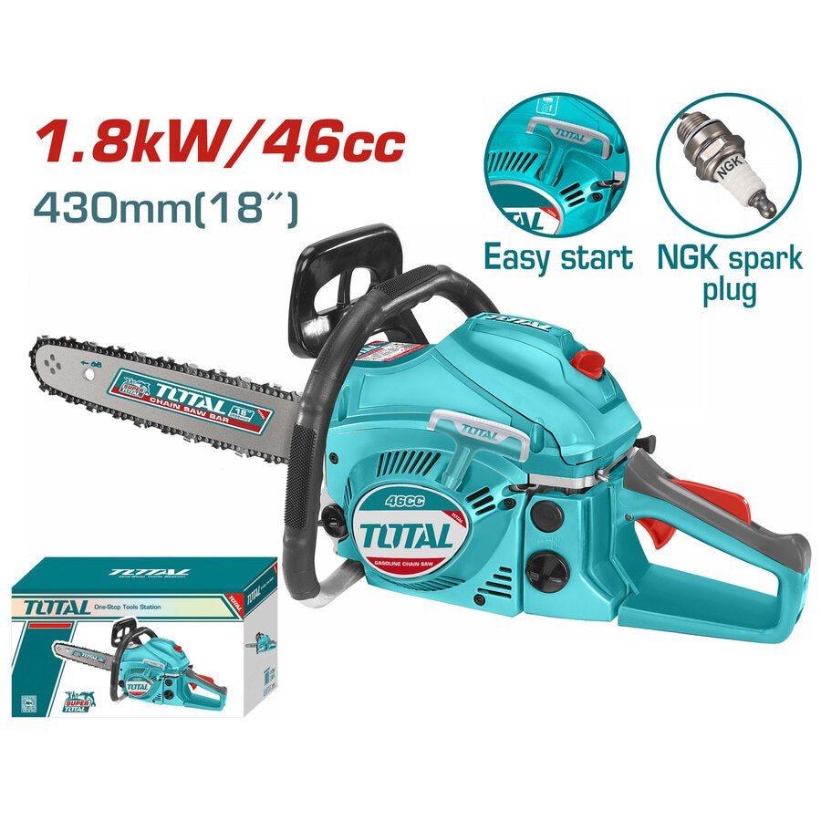 Tronçonneuse à Chaîne 45 cm 46cc 1,8 kW Jardinage TG5451811 - SME IMPORT