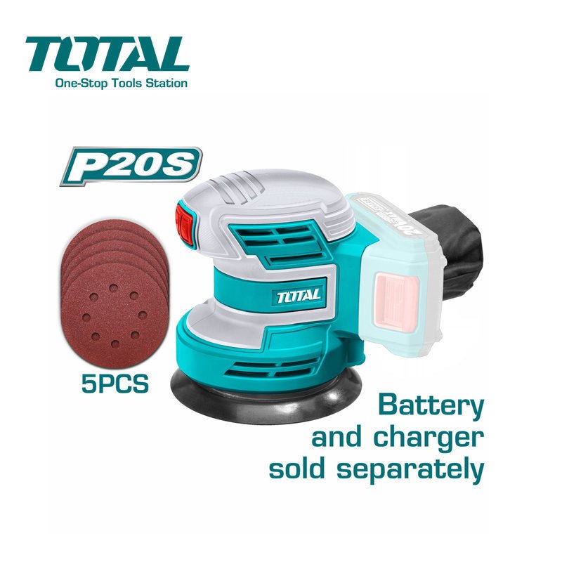 TROSLI2001 5PC ponceuse batterie 20V 125 mm efficace légère - SME IMPORT