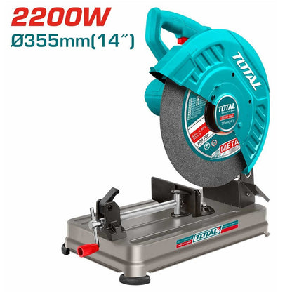 TS223558 scie tronc TOTAL 355mm 2200W pour métaux pro - SME IMPORT
