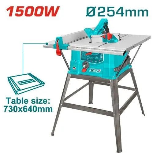 TS5152548–Scie à table TOTAL 1500W 254mm–Coupes précises - SME IMPORT