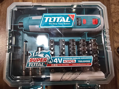 TSDLI04062 – Tournevis TOTAL 4V Type-C 5Nm – Bricolage - SME IMPORT