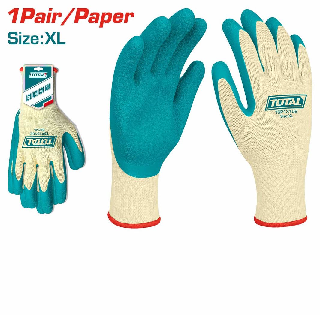 TSP13102 - Gants En Latex TOTAL XL Manutention Robuste - SME IMPORT