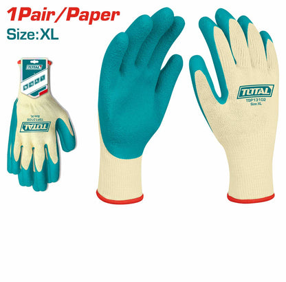 TSP13102 - Gants En Latex TOTAL XL Manutention Robuste - SME IMPORT