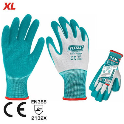 TSP13103 gants en latex TOTAL xl pour protection et confort