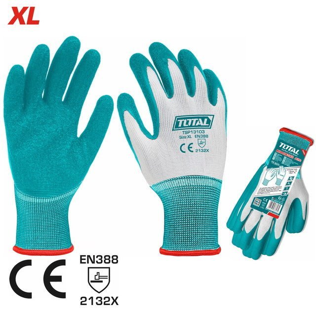 TSP13103 gants en latex TOTAL xl pour protection et confort - SME IMPORT