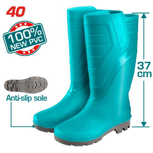 TSP302L.40 Bottes De Pluie TOTAL 37 Cm Élégance Confort - SME IMPORT