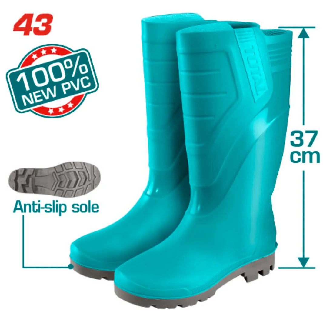 TSP302L.43 bottes de pluie 37Cm imperméables antidérapantes