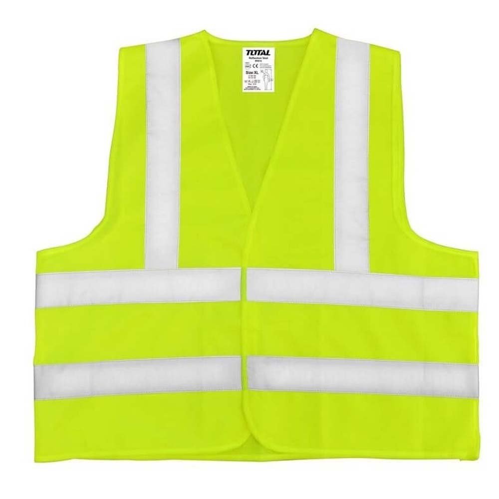 TSP502 Gilet De Sécurité Jaune TOTAL Visibilité Maximale - SME IMPORT