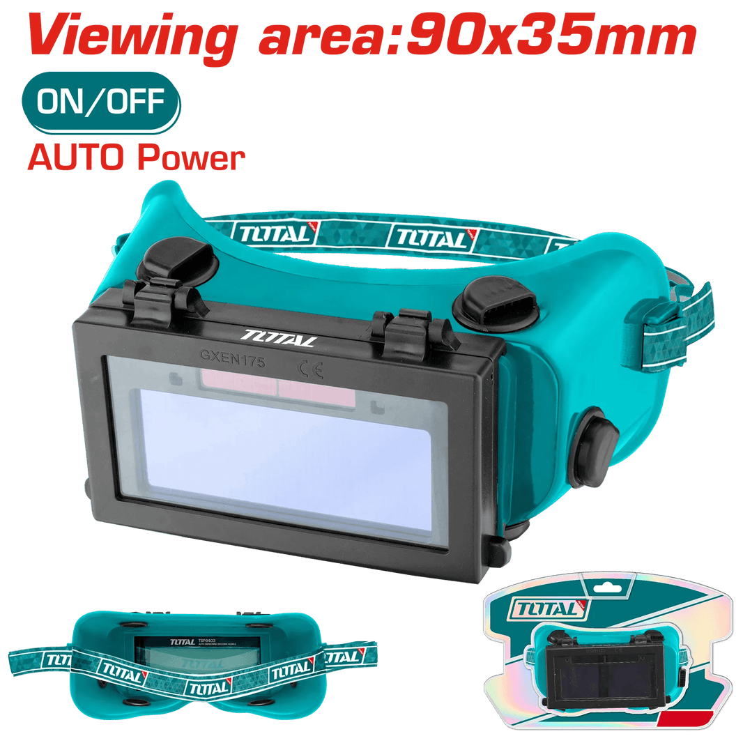 TSP9403 lunette soudage TOTAL filtre lcd usage sécurité - SME IMPORT