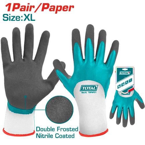 TSPNF01 - Gants Nitrile Givré TOTAL XL - Travaux Précis - SME IMPORT
