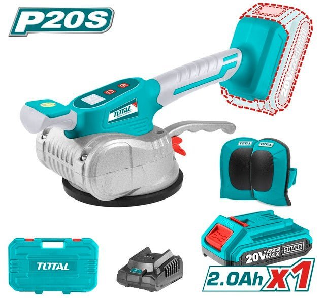 TTVLI20101-Machine Vibrante Carrelage TOTAL 20V-Sans Fil - SME IMPORT