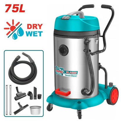 TVC24751 aspirateur industriel TOTAL 2400 w 75 l nettoyage - SME IMPORT