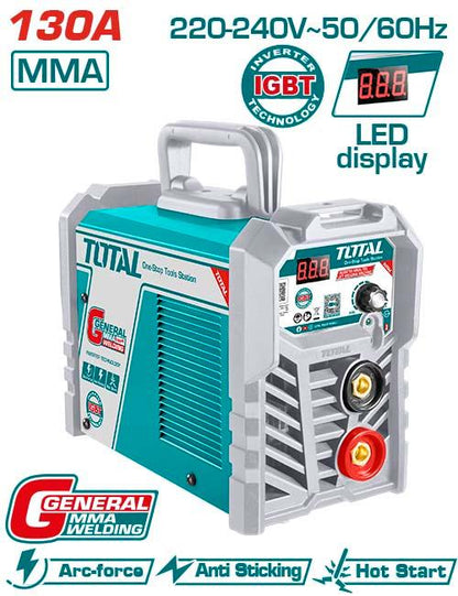 TW213028 – Poste MMA Onduleur TOTAL 15–130A – Efficace - SME IMPORT