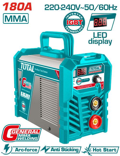 TW218028 poste mma TOTAL 220 240 v 15 180 a écran LED - SME IMPORT