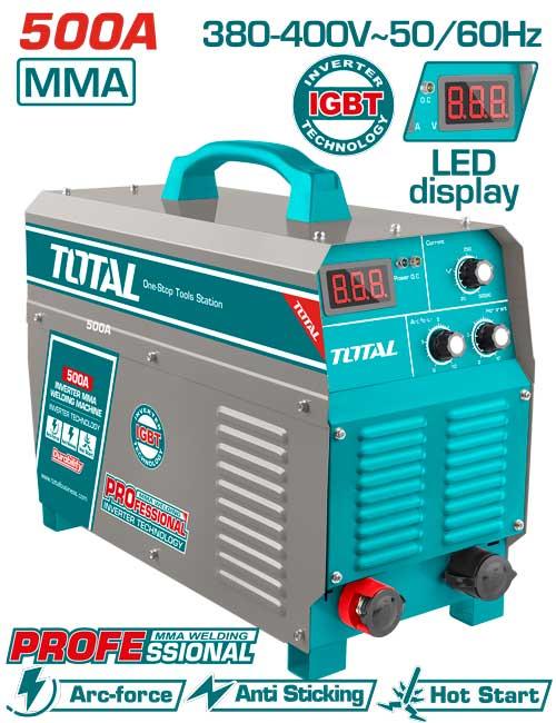 TW25005 Poste À Souder MMA Onduleur 500A Soudure Fiable - SME IMPORT