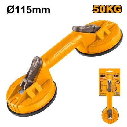 Ventouse à verre 115 mm avec traction maximale 50 kg HSU025001 INGCO - SME IMPORT