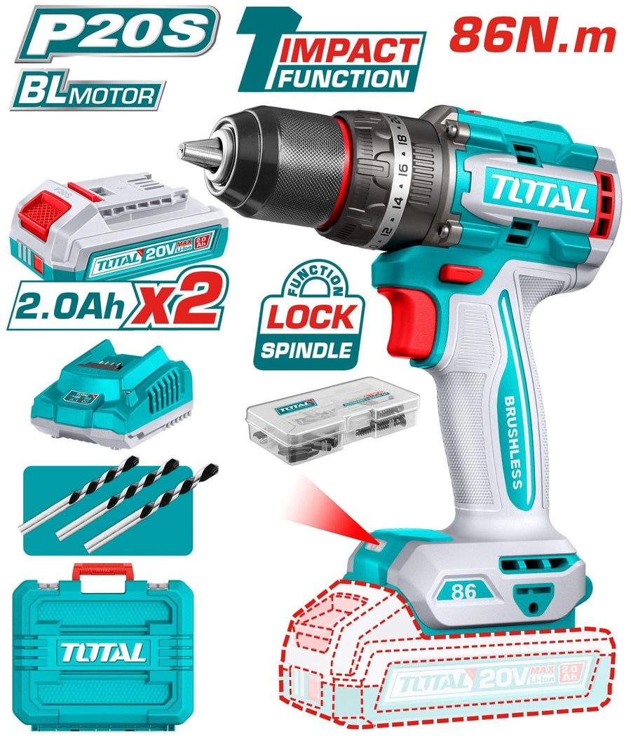 Visseuse a percussion 86NM 20V 2.2AH TIDLI208687