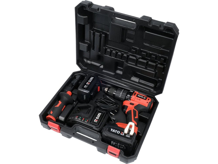 VISSEUSE PERC.A PERCU. 75Nm 2Batt.3Ah.18V Brushless — YATO YT-82791 - SME IMPORT