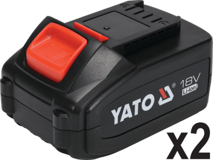 VISSEUSE PERC.A PERCU. 75Nm 2Batt.3Ah.18V Brushless — YATO YT-82791 - SME IMPORT
