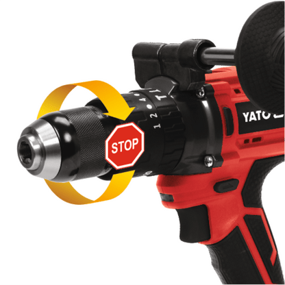 VISSEUSE PERC.A PERCU. 75Nm 2Batt.3Ah.18V Brushless — YATO YT-82791 - SME IMPORT