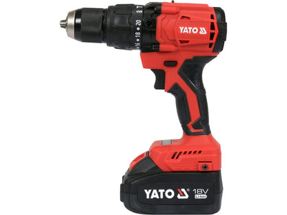 VISSEUSE PERC.PERCU.120Nm 2Batt.4Ah 18V Brushless — YATO YT-8277915 - SME IMPORT