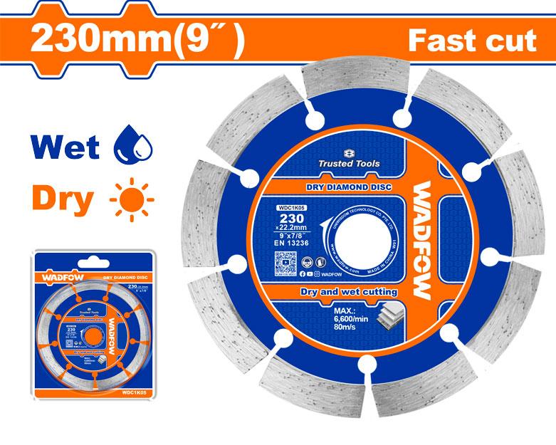 WADFOW disque diamant sec 230mm WDC1K05 - SME IMPORT