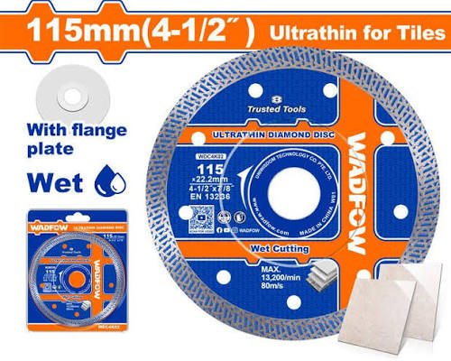 WADFOW disque diamant ultra mince 115mm WDC4K02 - SME IMPORT