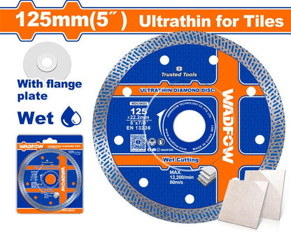 WADFOW disque diamant ultra mince 125mm WDC4K03 - SME IMPORT