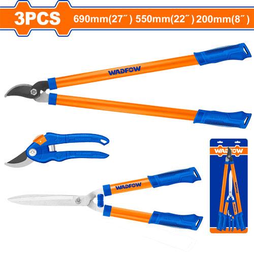 WADFOW jeu 3 secateurs WPR3E03 - SME IMPORT