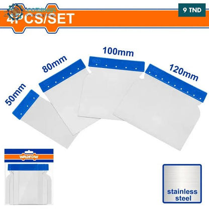 WADFOW jeu 4 palettes a mastic WPT4E41 - SME IMPORT