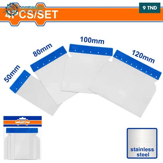 WADFOW jeu 4 palettes a mastic WPT4E41 - SME IMPORT