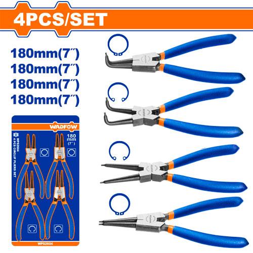WADFOW jeu 4 pinces circlips 180 WPS2604 - SME IMPORT