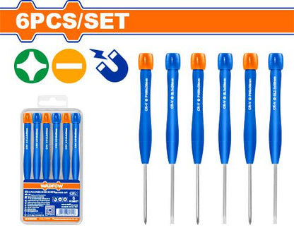 WADFOW jeu 6 tournevis précision WSS2B06 - SME IMPORT