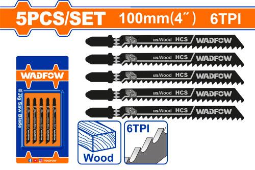 WADFOW jeu de lames scie sauteuse bois WJB144D - SME IMPORT