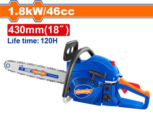 WADFOW scie à chaîne à essence 46cc 1.8KW 45cm WGC1552 - SME IMPORT