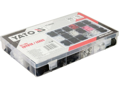 YATO YT-06650 – Kit de clips automobiles Toyota/Lexus, 360 pièces - SME IMPORT