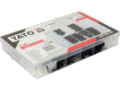 YATO YT-06659 – Kit de clips automobiles Mitsubishi, 370 pièces - SME IMPORT