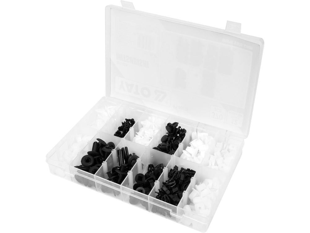 YATO YT-06659 – Kit de clips automobiles Mitsubishi, 370 pièces - SME IMPORT