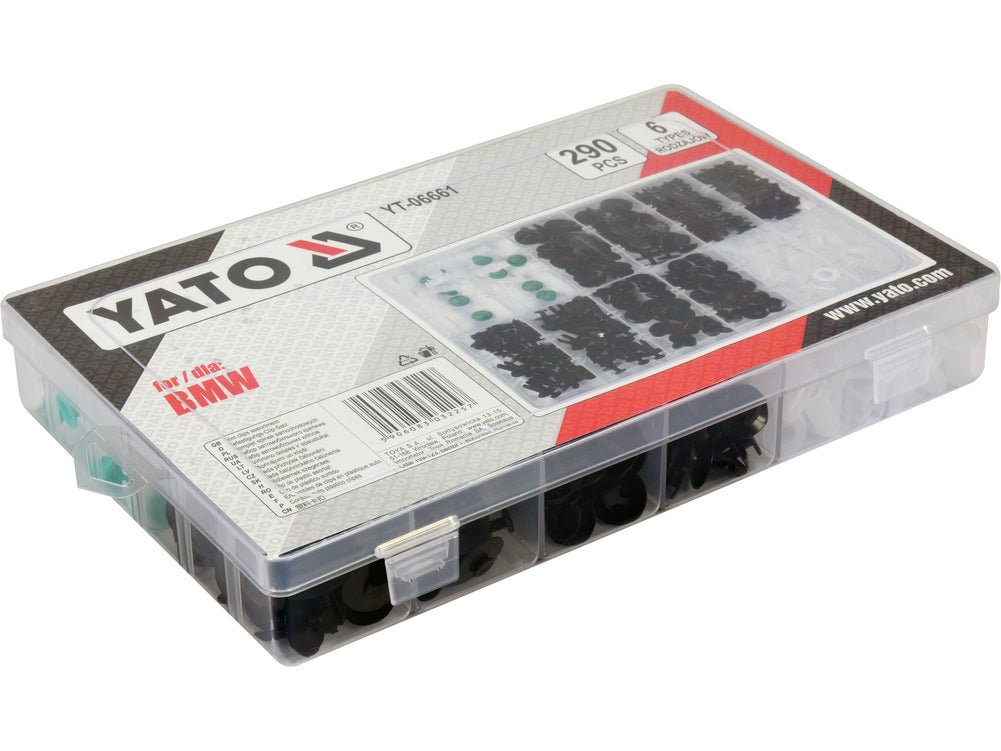 YATO YT-06661 – Kit de clips automobiles BMW, 290 pièces - SME IMPORT