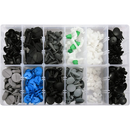 YATO YT-06654 – Kit de clips automobiles Fiat, 308 pièces